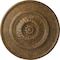 Ekena Millwork Floral Ceiling Medallion, Hand-Painted Rubbed Bronze, 23 1/2"OD x 2 3/4"P CM23FLRZS - alternate 1